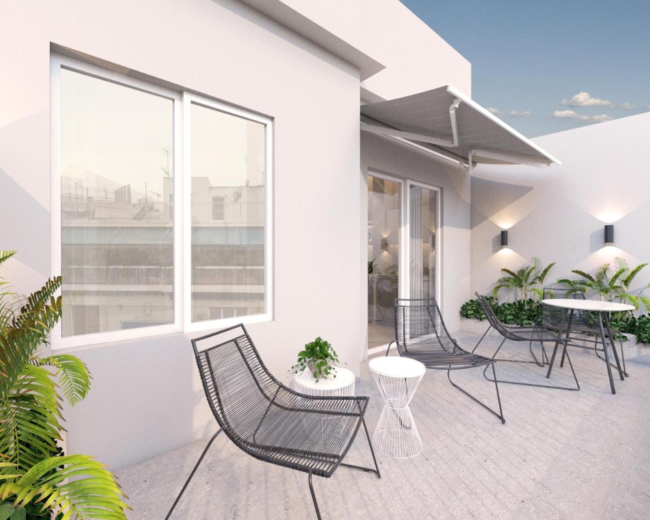 Great Living Koukaki Apart otel Atina Dış mekan fotoğraf